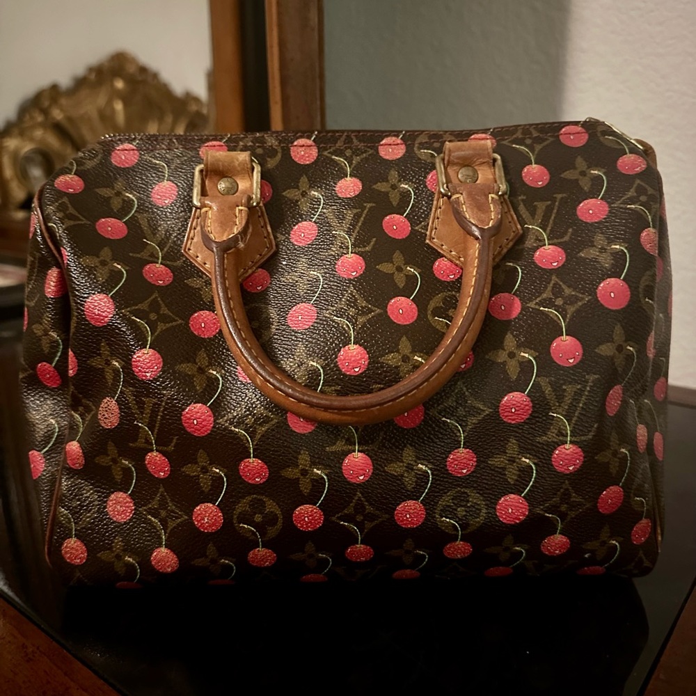 Louis Vuitton Limited Edition
Takashi Murakami Cerises
Speedy 25 Handbag, 2005.
